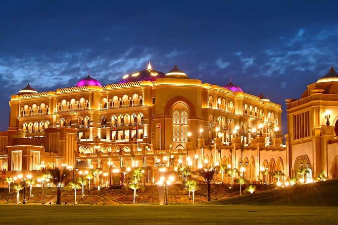 Abu Dhabi Tour in Private 4x4 with Grand Mosque, Louvre & Ferrari - Qasr Al Watan and Emirates Palace