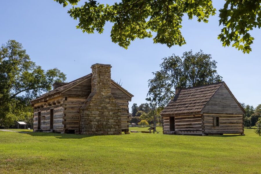 Andrew Jackson's Hermitage Grounds Pass - Seeing the Hermitage mansion from the outside