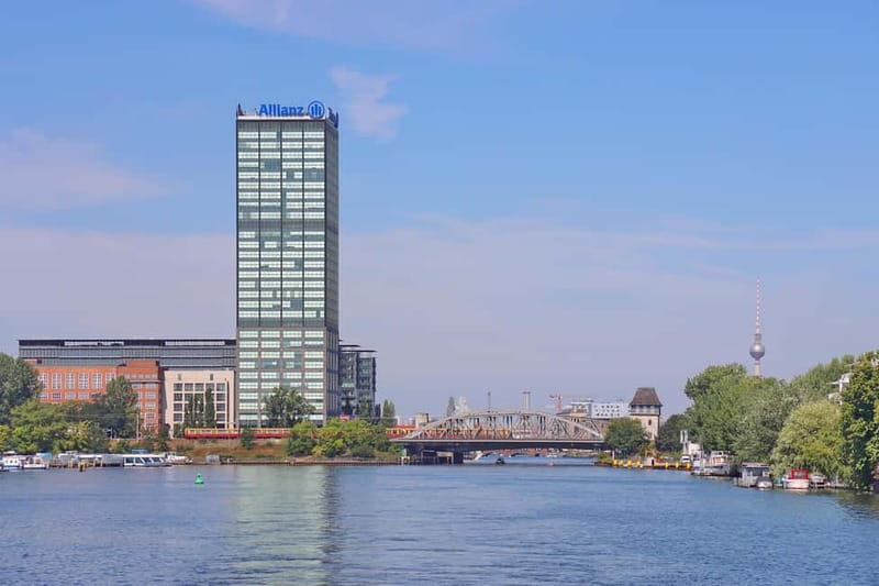 Berlin: East Side Gallery Spree Cruise in a Solar Catamaran - Kater Blau and the changing riverfront