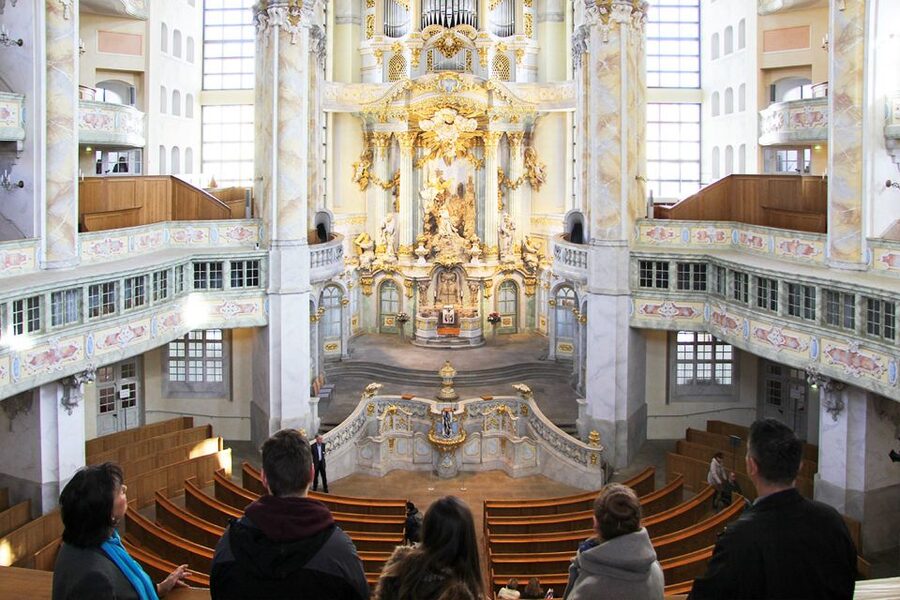Dresden: Church of Our Lady Guided Tour of Gallery - From wartime ruin to a renewed house of worship