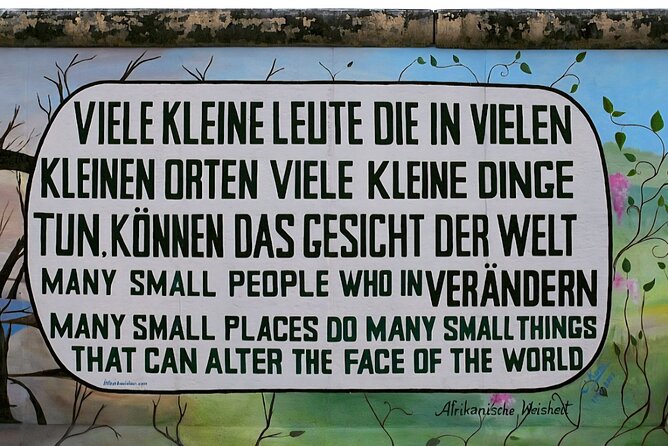 East side Gallery Tour - Angelo’s guiding style