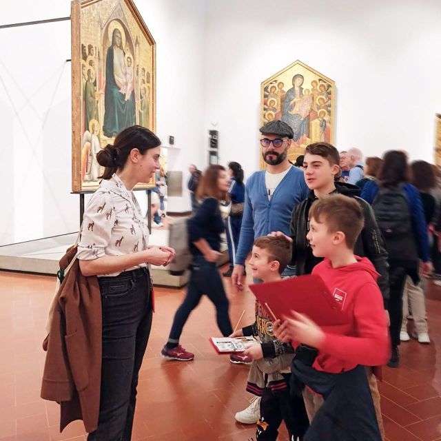 Firenze: Uffizi Tour per famiglie - Giotto, Cimabue, and the first steps of Italian painting