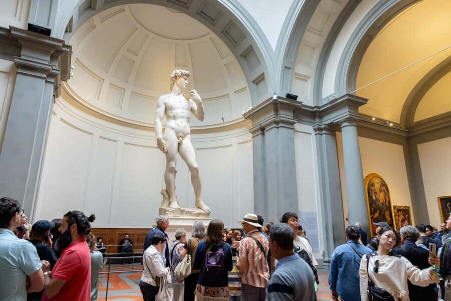 Florence: Accademia Gallery David Skip-the-Line Entry Ticket - The gallery beyond David