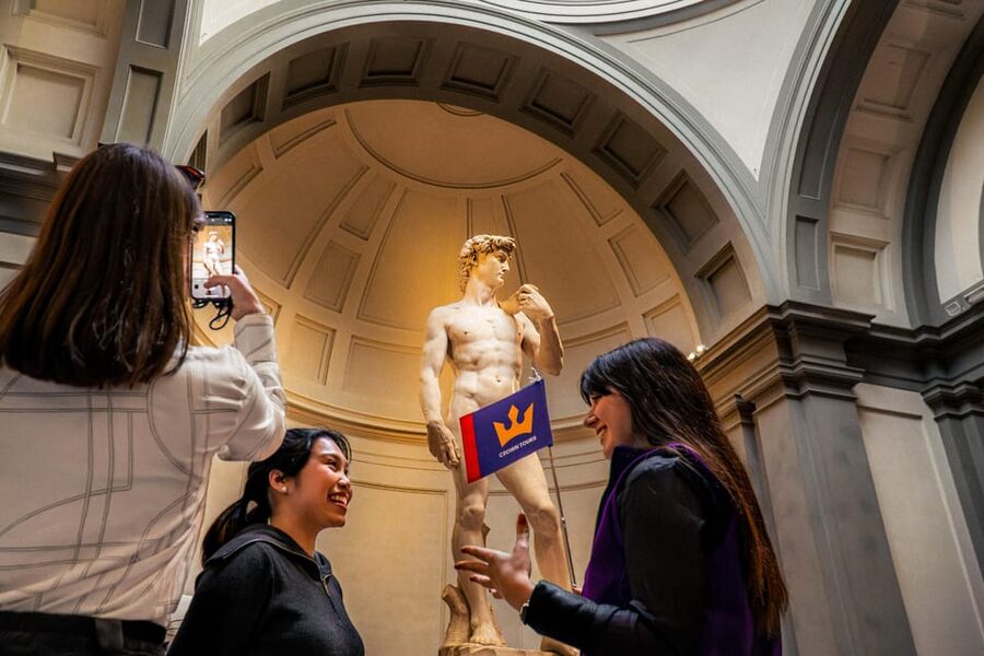 Florence: David & Accademia Guided Tour with Entry Tickets - Meeting Crown Tours near the Accademia