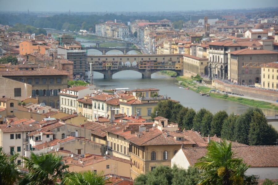 Florence: Highlights and Small-Group Accademia Tour - The best Ponte Vecchio photo and Via Tornabuoni