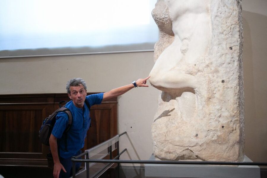 Florence: Michelangelo's David and Accademia Gallery Tour - Meeting Mario outside the Accademia