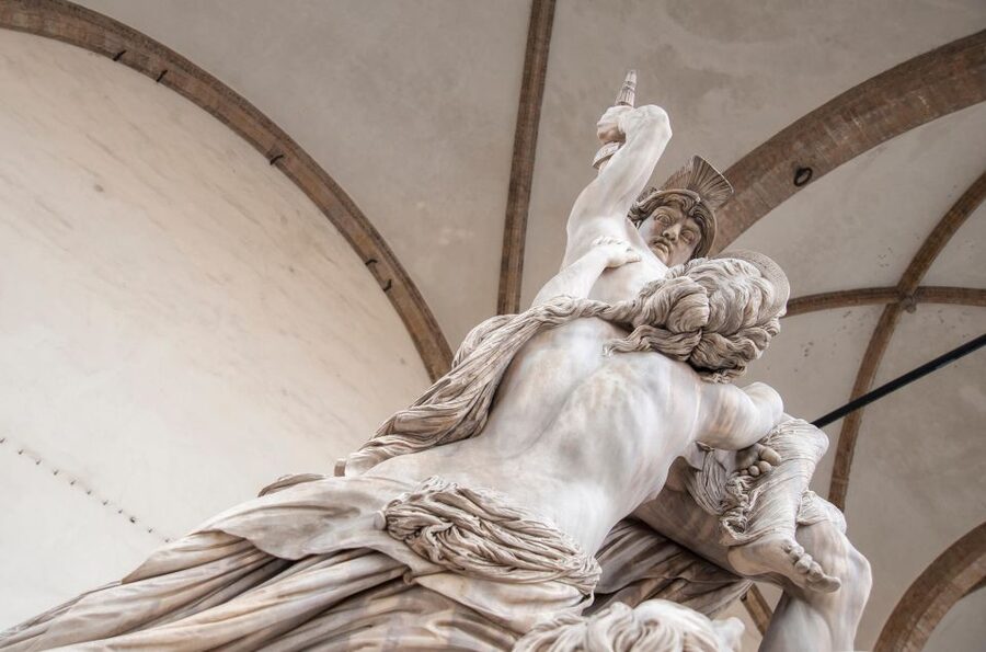 Florence: Private City Walking Tour with Accademia & Uffizi - Piazza della Signoria and the Loggia dei Lanzi