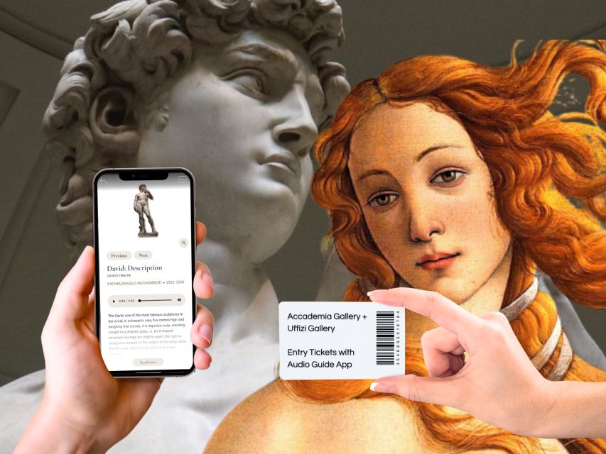 Florence: Uffizi & Accademia Priority Tickets with Audio App - Key points to know before booking