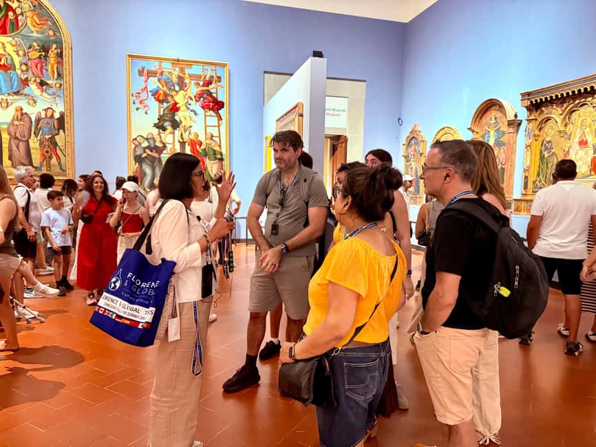 Florence: Uffizi & Accademia Small Group Walking Tour - The Uffizi, from Leonardo to Botticelli