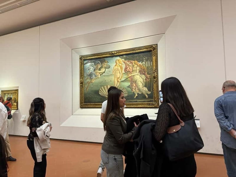Florence: Uffizi Gallery Pre-Booked Entry & Agudio Guide APP - Botticelli’s Room and the Birth of Venus