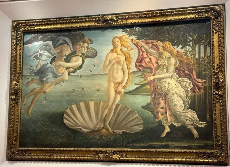 Florence: Uffizi Gallery Timed Entry Ticket & Audio Guide - Botticelli’s Venus and Primavera