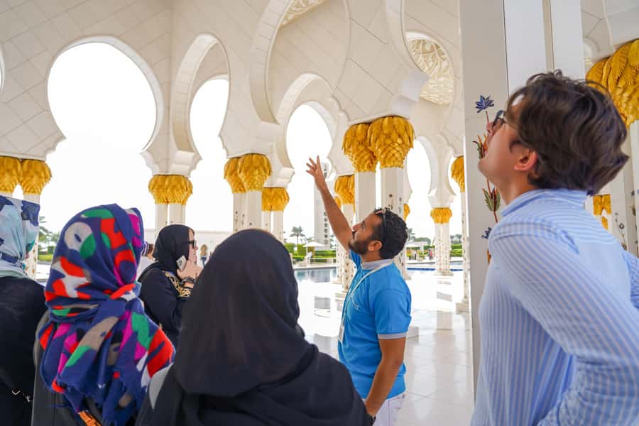 From Abu Dhabi: City Tour with Grand Mosque & Louvre Museum - Sheikh Zayed Grand Mosque: the tour’s visual centerpiece