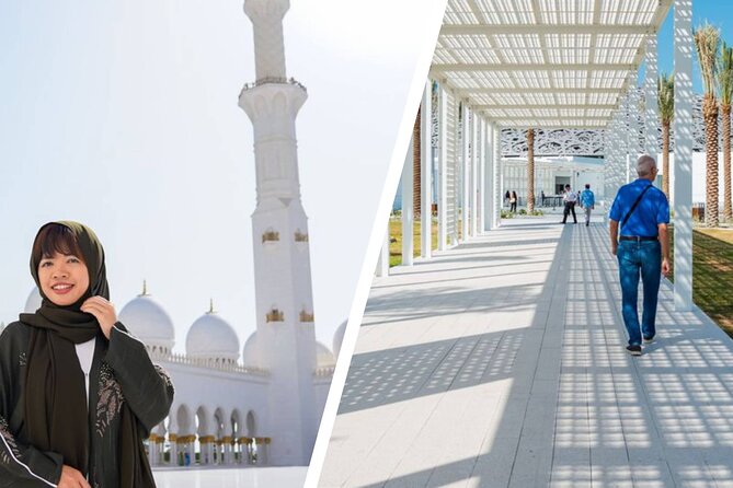 From Dubai: Abu Dhabi Full-Day Trip with Louvre & Grand Mosque - Sheikh Zayed Grand Mosque: one hour of detail