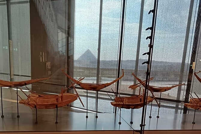 Grand Egyptian Museum, Grand staircase, New Galleries, and lunch. - Ramses II and the Open Museum Court