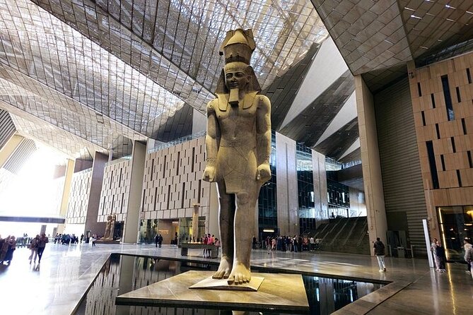 Grand Egyptian Museum, Grand staircase, New Galleries, and lunch. - Twelve New Galleries and Thousands of Objects