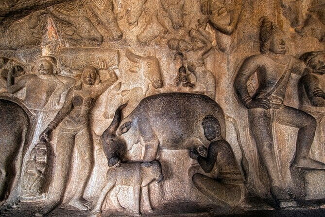 Mahabalipuram Art History and Culture Private Tour from Chennai - Pancha Rathas: temples carved from single stones