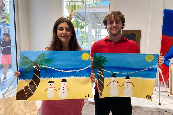 Paint and Sip at the Gallery and Wine Bar - How the two-hour class unfolds