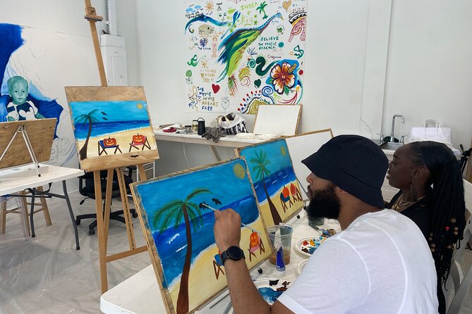 Paint and Sip at the Gallery and Wine Bar - Why the gallery setting improves the experience