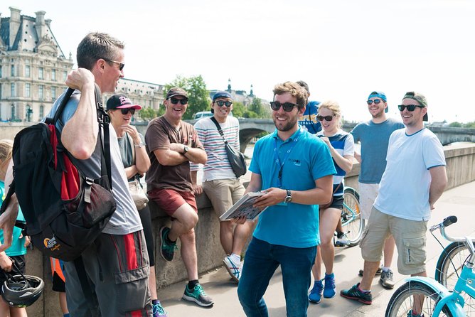 Paris Highlights Bike Tour: Eiffel Tower, Louvre and Notre-Dame - Riding beside the Seine