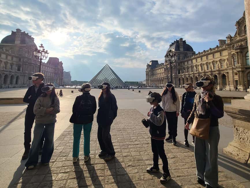 Paris: Immersive Louvre Tour with Virtual Reality - The Carrousel Garden and a revolution in view