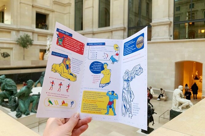 Paris Kids Louvre Treasure Hunt Private Tour - What children actually do during the hunt