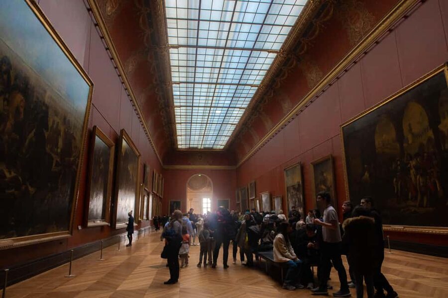 Paris: Louvre Museum First Entrance with host to Mona Lisa - Mesopotamia, Syria, Persia, and Oriental arts