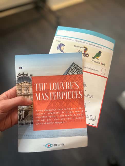 Paris Louvre : Private Treasure Hunt for Families or groups - Key points to know before you book