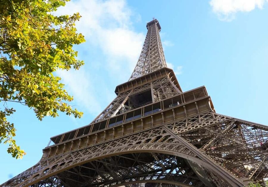 Paris: Montmartre, Notre-Dame, & Louvre Tour with Cruise - The Eiffel Tower from ground level