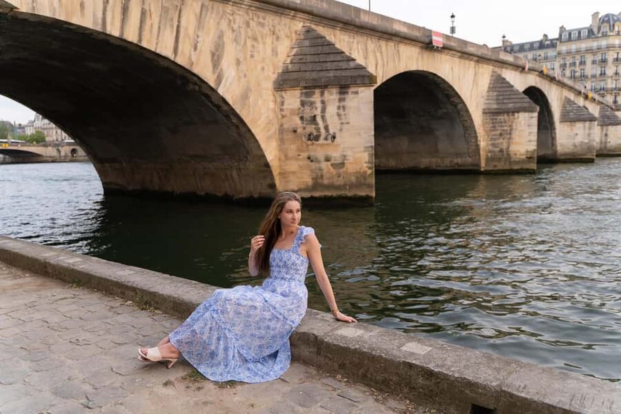 Paris:sunset photoshoot in ❤️️ of Paris- Louvre Orsay Eiffel - Why Pont Royal is such a smart Paris meeting point