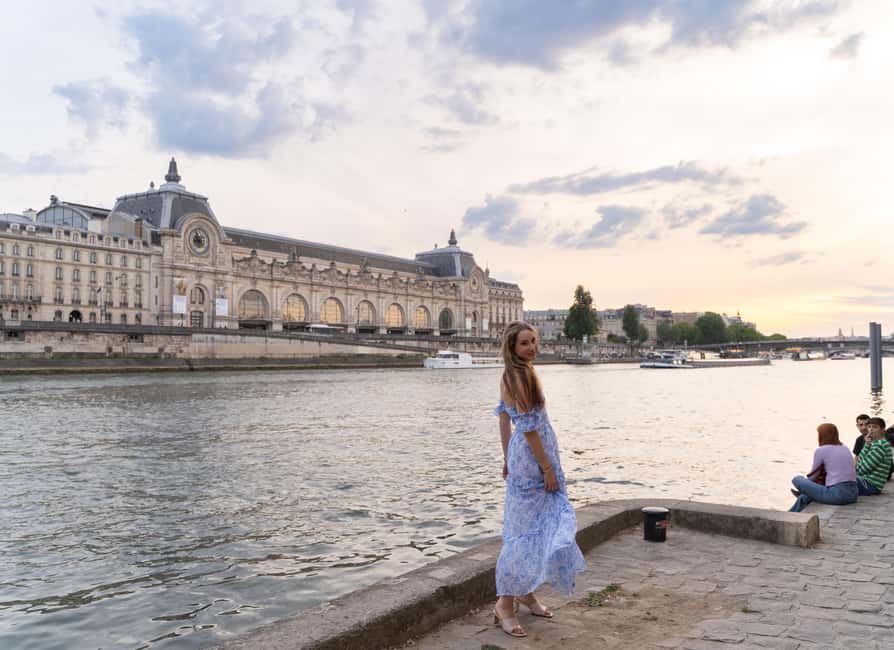 Paris:sunset photoshoot in ❤️️ of Paris- Louvre Orsay Eiffel - Sunset light and changing seasonal conditions
