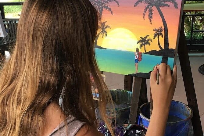 Phap Studio Gallery Art Classes Painting Workshop Hoi An - Choosing a subject with Phap