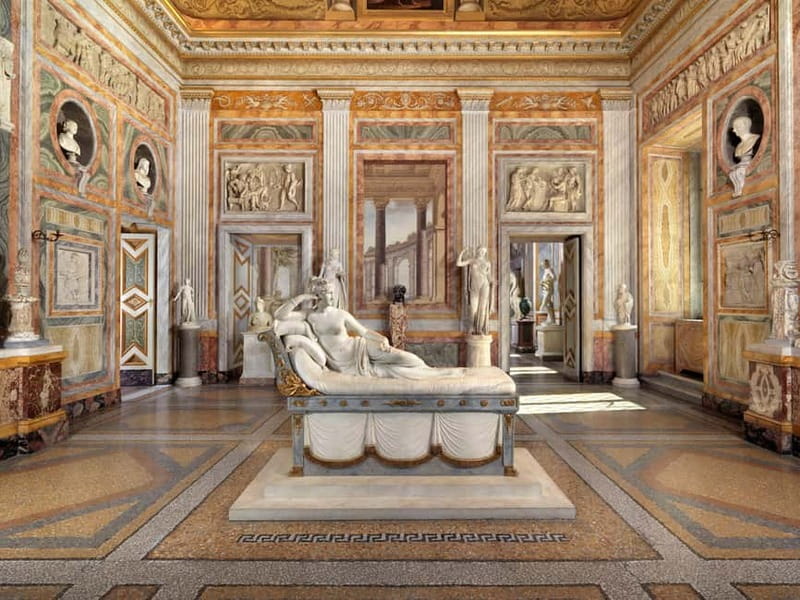 Rome: Borghese Gallery and Museum Entry Tickets - Meeting the greeter outside Villa Borghese