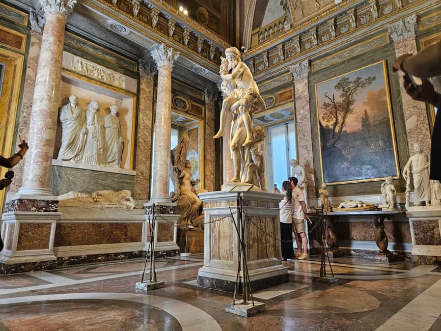 Rome: Borghese Gallery Guided Small Group Tour - The Villa Borghese Gardens before or after