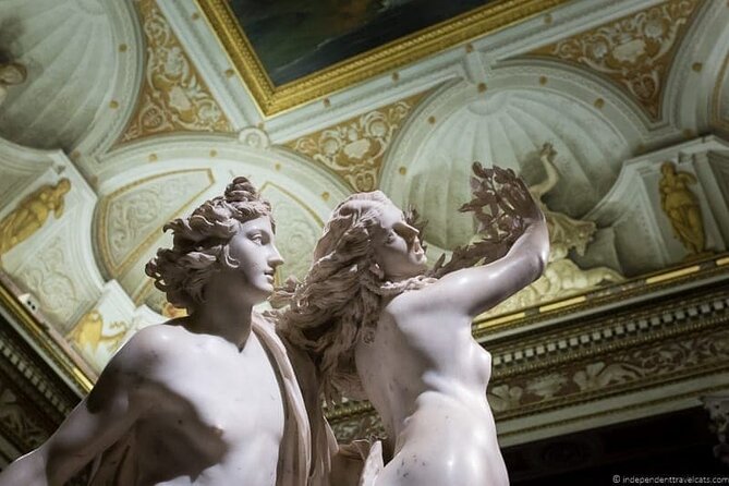 Rome: Borghese Gallery tickets with private drop on and drop off - One hour among Bernini, Canova, and Caravaggio