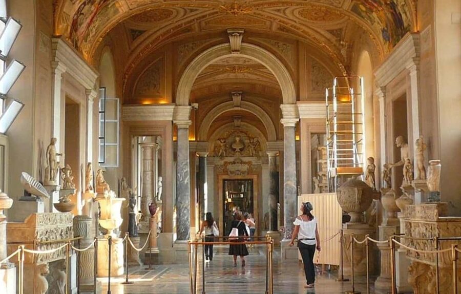 Rome: General Papal Audience & Vatican Museums Tour - Entering the Vatican Museums after the audience