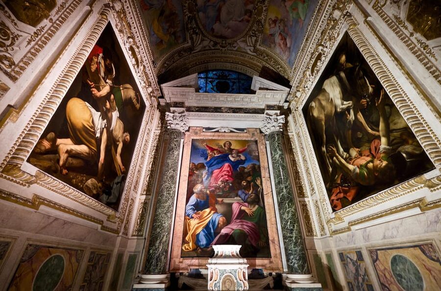 Rome's Baroque Art Walking Tour: Who Killed Caravaggio? - The two shorter stops in the middle