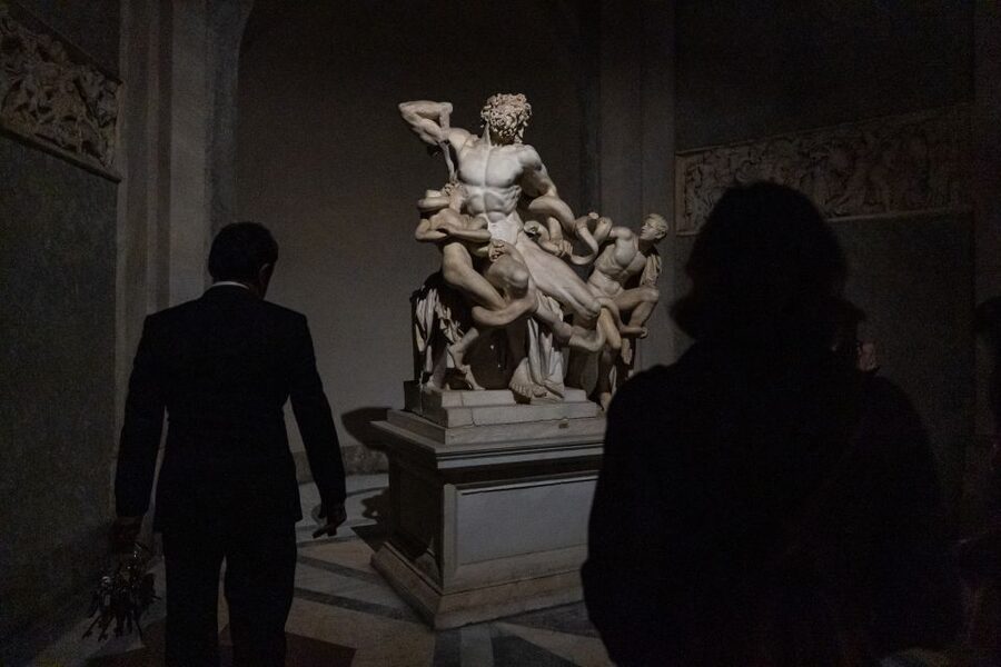 Rome: Turning the Lights on at the Vatican Museums - The Sistine Chapel before the crowds