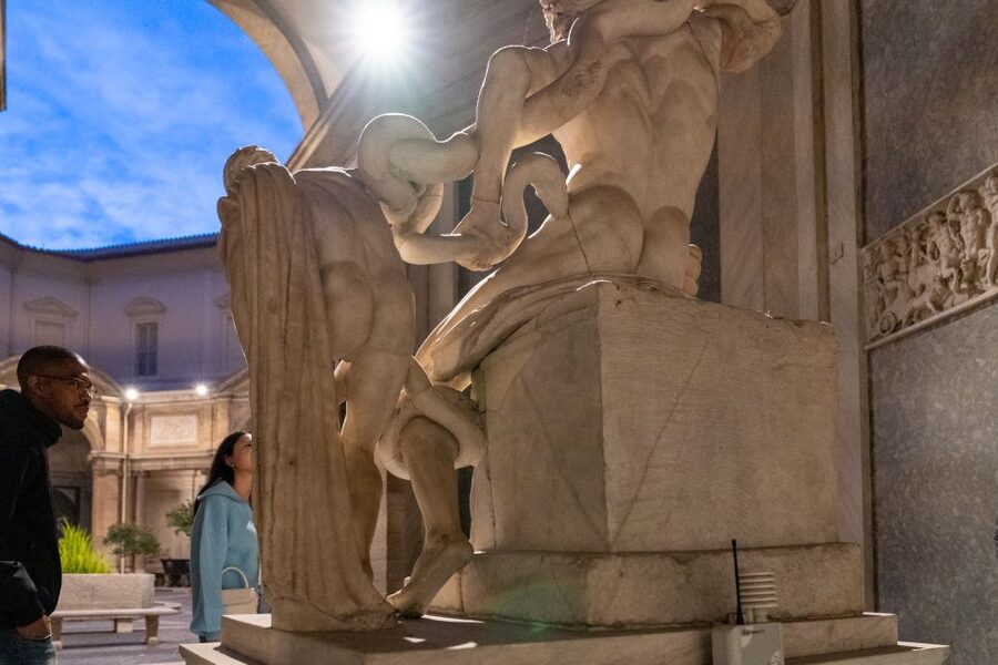 Rome: Turning the Lights on at the Vatican Museums - St. Peter’s Basilica is separate