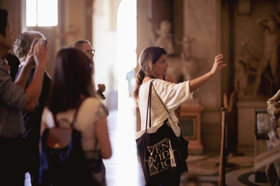 Rome: Vatican Museums & Sistine Chapel Private Evening Tour - Ancient sculpture with a guide who gives you a reason to look