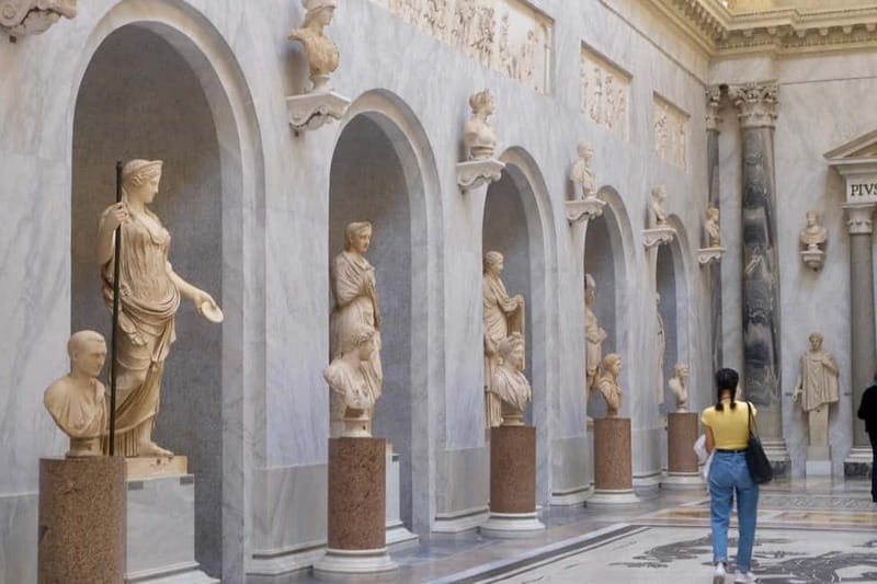 Rome: Vatican Museums & Sistine Chapel Skip-the-Line Tour - Gallery of the Candelabra and Roman objects
