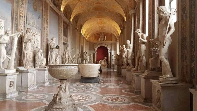 Rome: Vatican Museums, Sistine Chapel Tour & Basilica Access - The Candelabra Gallery and the museum corridors