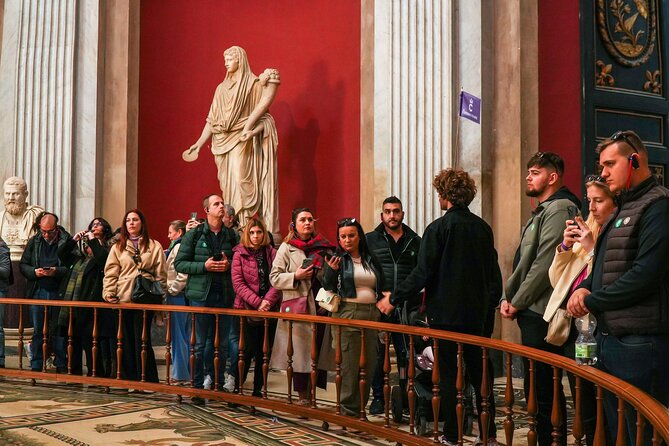 Skip the line: Vatican Museums, Sistine Chapel & St Peters Tour - Ancient sculpture in the Gallery of the Candelabras