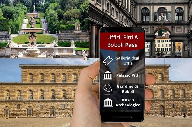 Uffizi Combined Ticket:UFFIZI, PITTI, BOBOLI & digital audioguide - Key points to know before you book