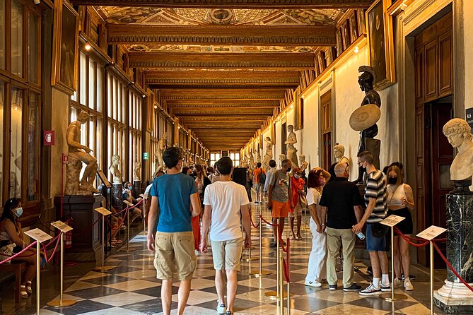 UFFIZI Private Tour in Florence Italy - Headsets, pace, and the crowded gallery