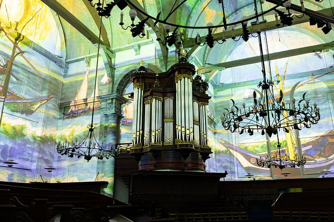 Van Gogh and Rembrandt Immersive Experience Entry Amsterdam - A church transformed by light and sound
