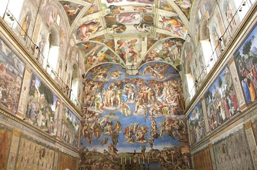 Vatican Evening Tour: Vatican Museums & Sistine Chapel - The Sistine Chapel at the end