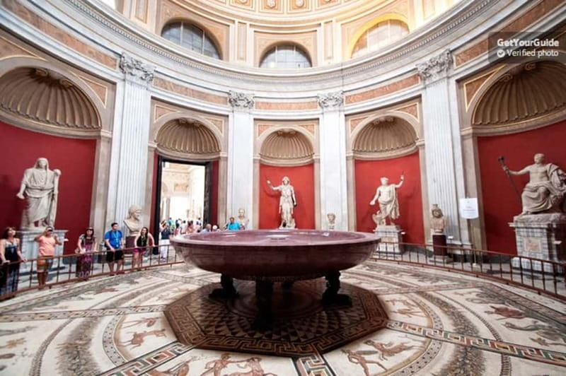 Vatican Museum & Sistine Chapel Guided Tour - Hotel Pickup - The Belvedere Court and the first Vatican rooms