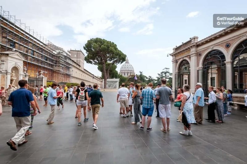 Vatican Museum & Sistine Chapel Guided Tour - Hotel Pickup - St. Peter’s Square, with the basilica left to you