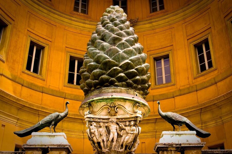 Vatican Museums & Sistine Chapel Semi Private Afternoon Tour - The Pine Courtyard and the Pio Clementine Museum