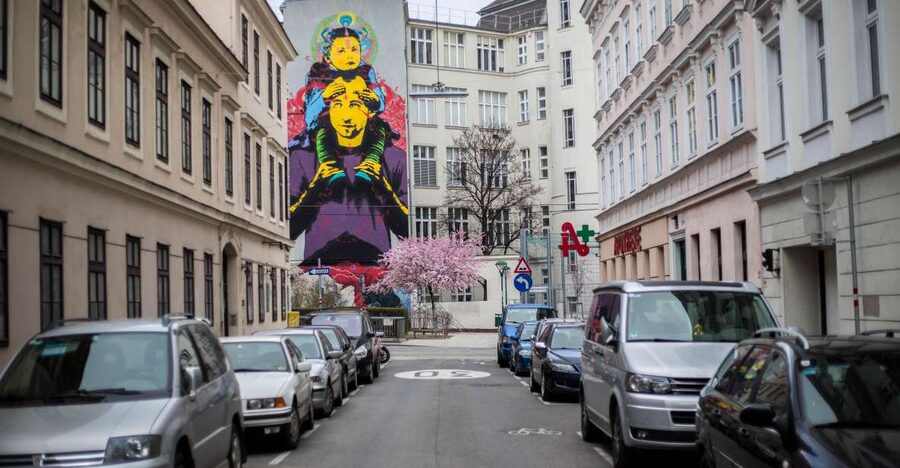Vienna Urban Art Tour: Explore a different side of Vienna! - The Basilisk challenge adds a reason to look closer